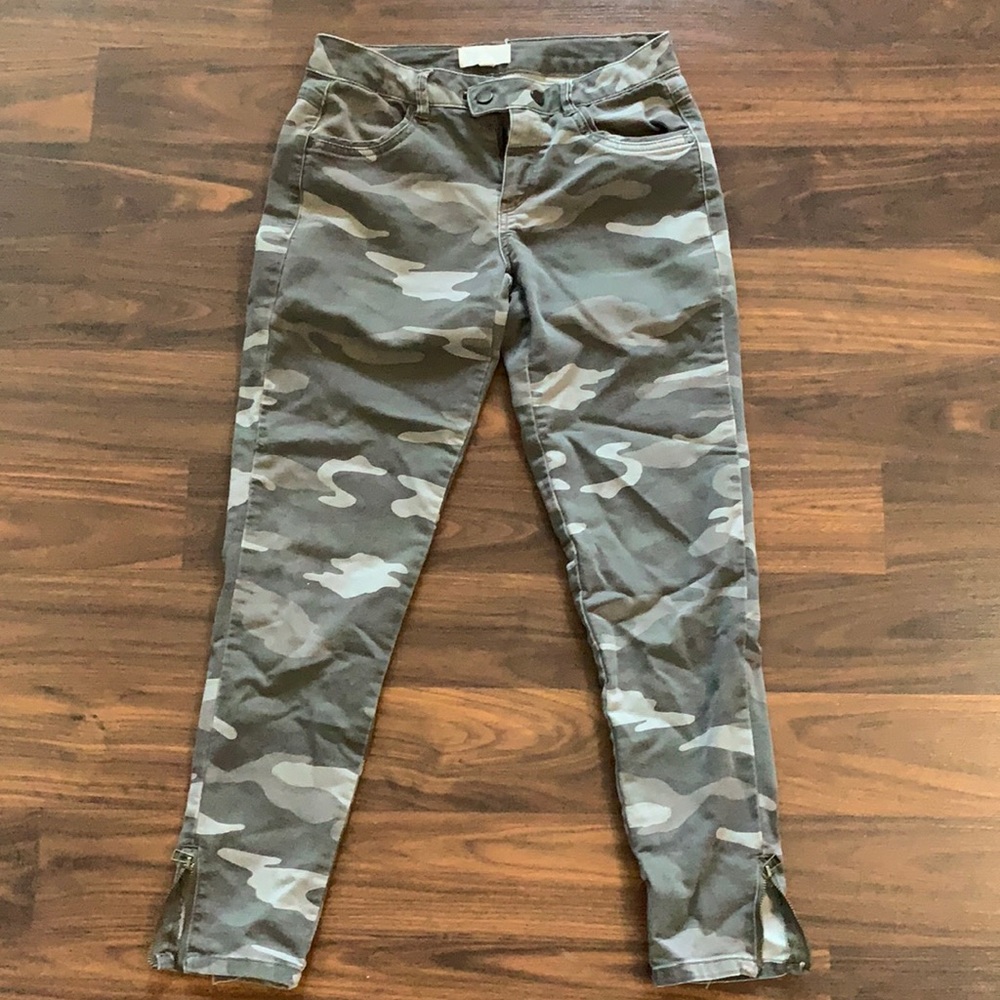 Camo Print Jeans